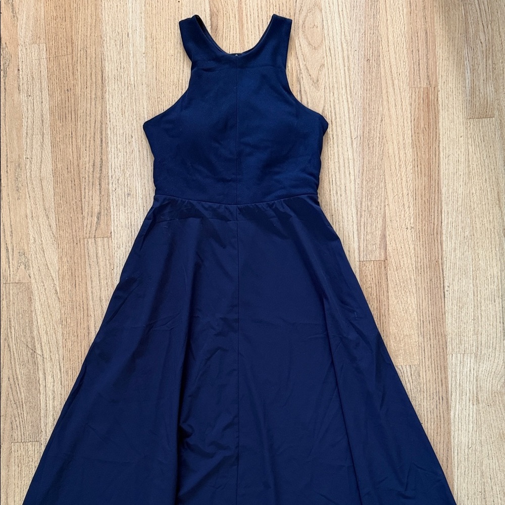 Athleta Navy Blue Sleeveless Dress